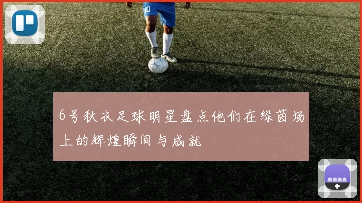 6号秋衣足球明星盘点他们在绿茵场上的辉煌瞬间与成就