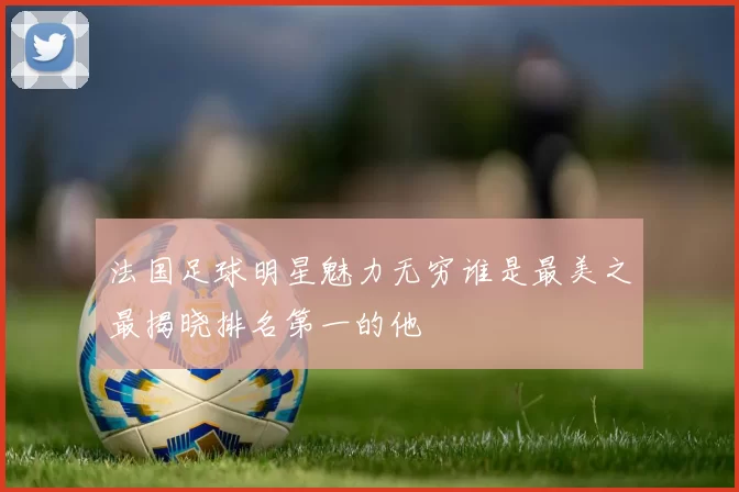 法国足球明星魅力无穷谁是最美之最揭晓排名第一的他