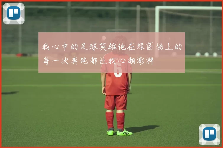 我心中的足球英雄他在绿茵场上的每一次奔跑都让我心潮澎湃