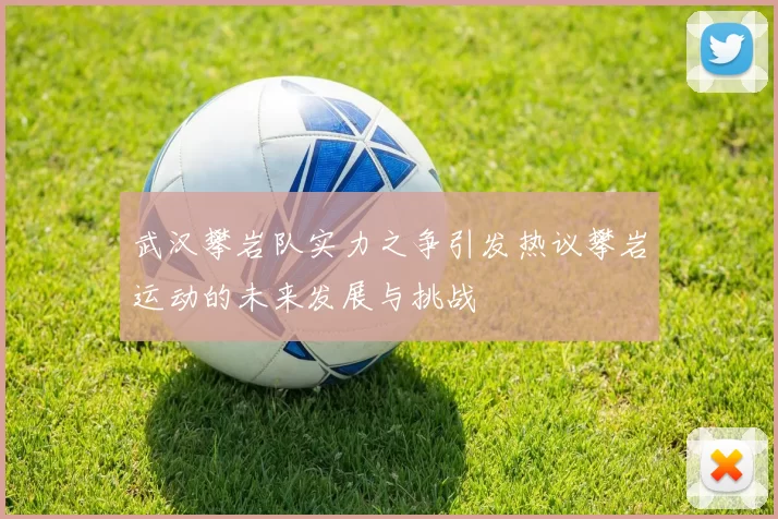 武汉攀岩队实力之争引发热议攀岩运动的未来发展与挑战