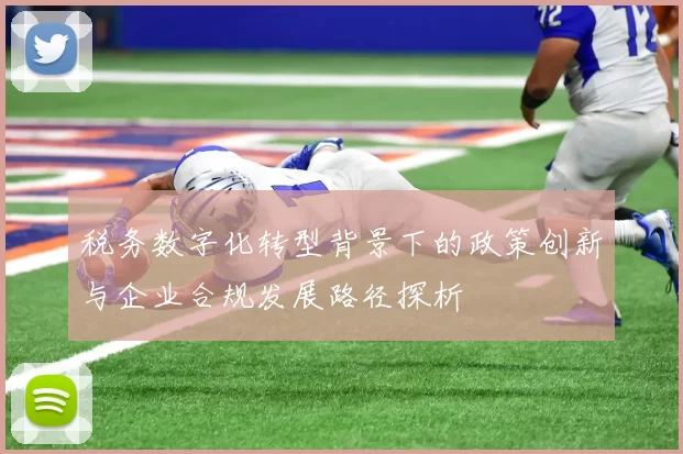 税务数字化转型背景下的政策创新与企业合规发展路径探析
