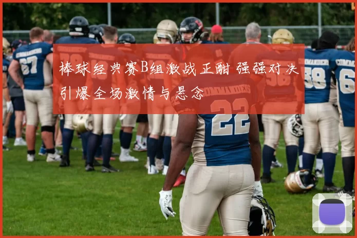 棒球经典赛B组激战正酣 强强对决引爆全场激情与悬念