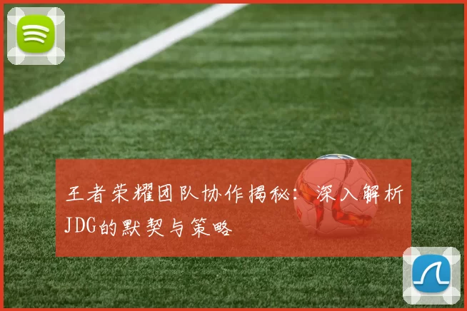 王者荣耀团队协作揭秘：深入解析JDG的默契与策略