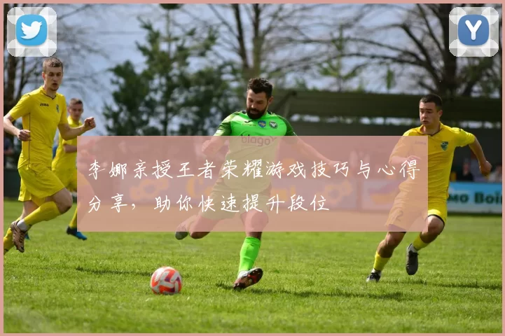 李娜亲授王者荣耀游戏技巧与心得分享，助你快速提升段位